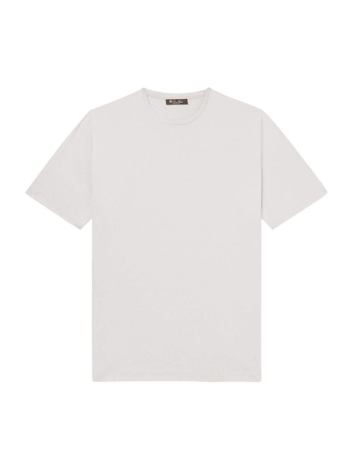Loro Piana - Quarna Silk-Blend Twill T-Shirt - Neutrals Loro Piana