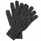 Filson Men's Full Finger Knit Glove in Charcoal