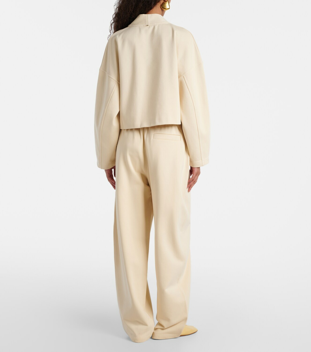 Sportmax Minnie cotton-blend jersey sweatshirt