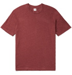 NN07 - Dylan Slub Linen T-Shirt - Red