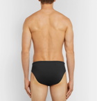 Orlebar Brown - Dachshund Webbing-Trimmed Colour-Block Swim Briefs - Men - Black