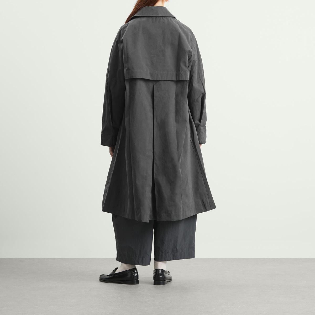 YMC Women's Runner Trench Coat in Grey