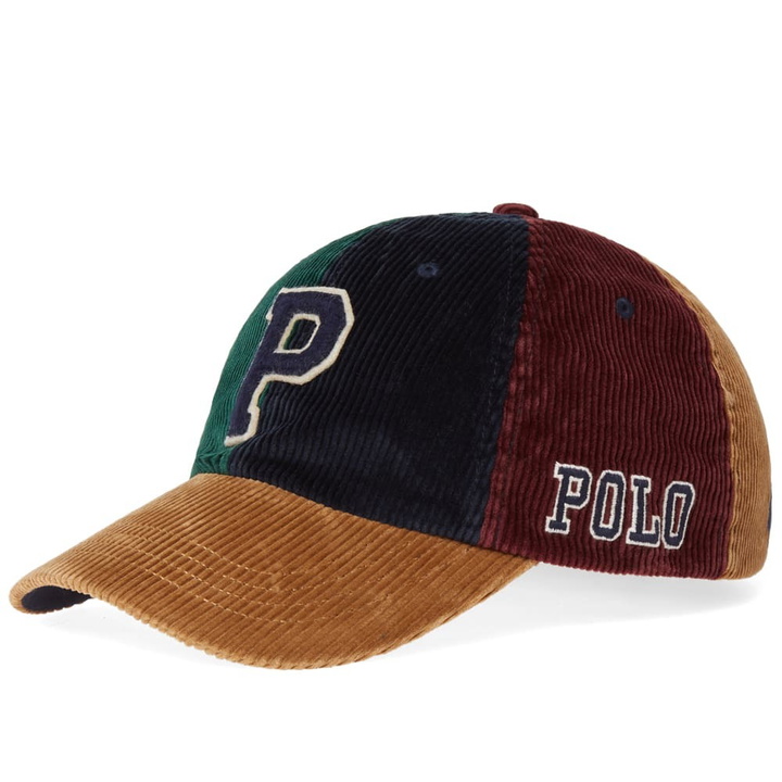 Photo: Polo Ralph Lauren P Logo Corduroy Contrast Cap