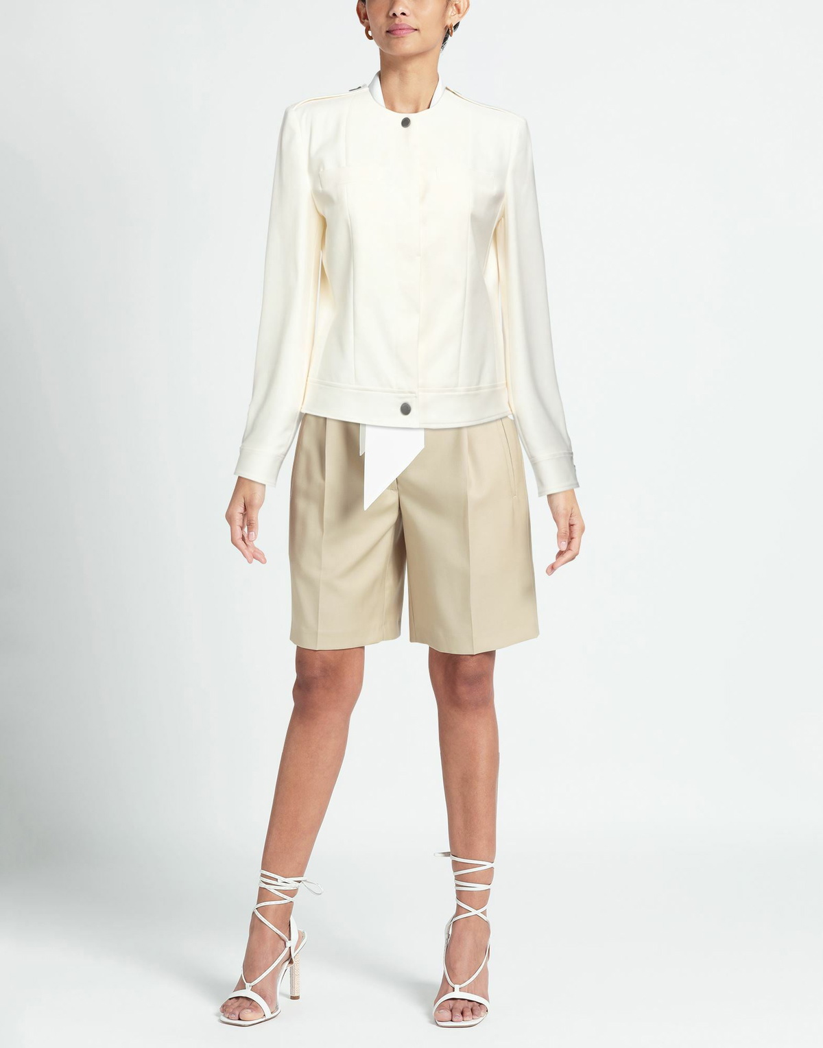 Trussardi Womens Blazer Ivory