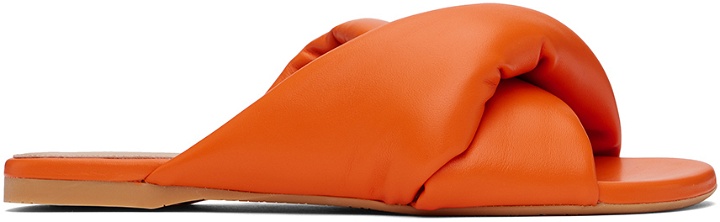 Photo: JW Anderson Orange Twist Flat Sandals
