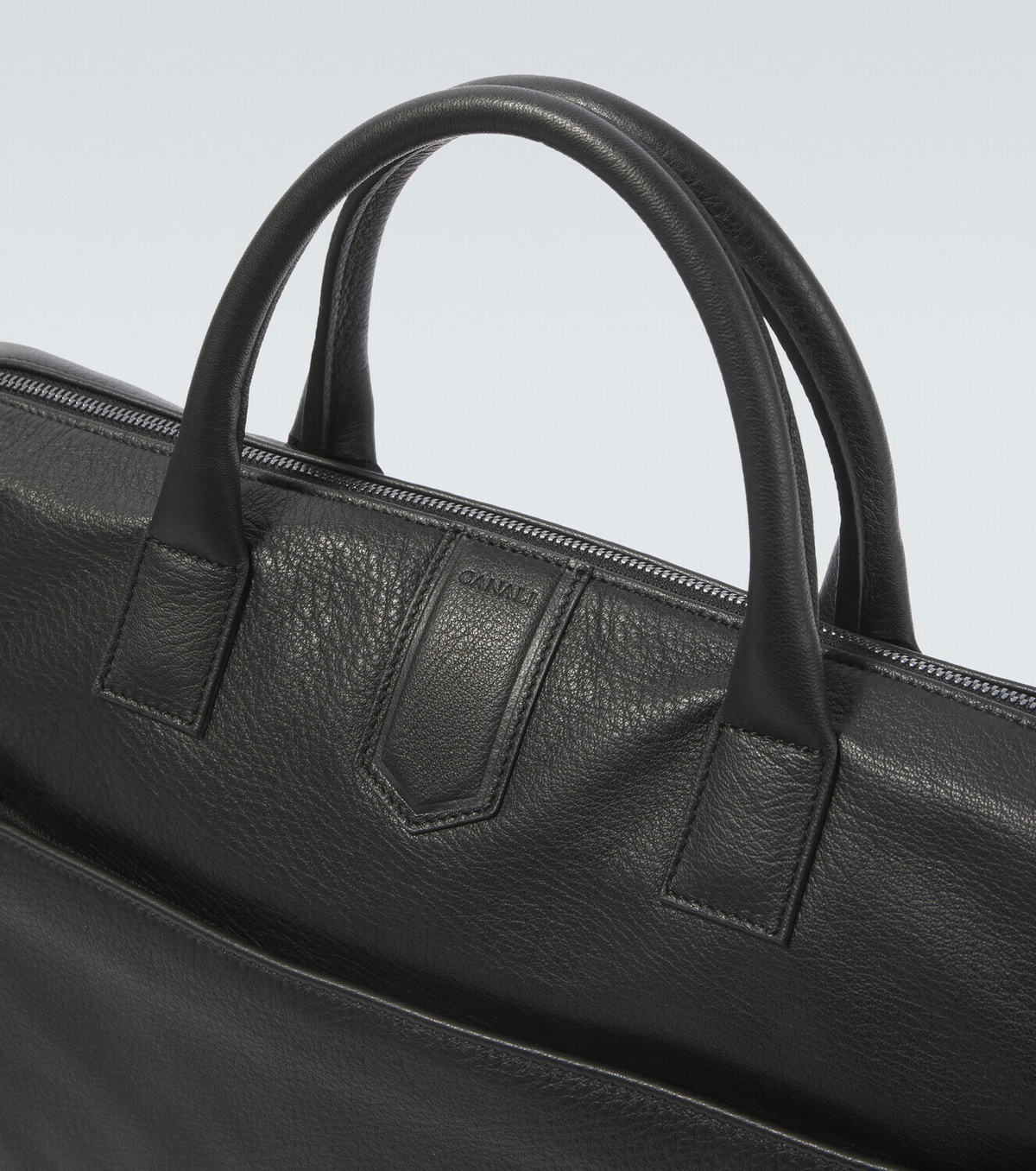 Canali Leather briefcase