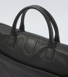 Canali Leather briefcase