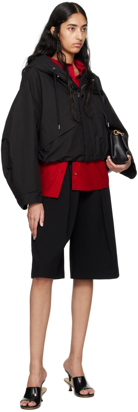 JACQUEMUS Black La Casa 'La parka courte Caraco' Jacket Jacquemus