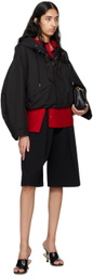 JACQUEMUS Black La Casa 'La parka courte Caraco' Jacket