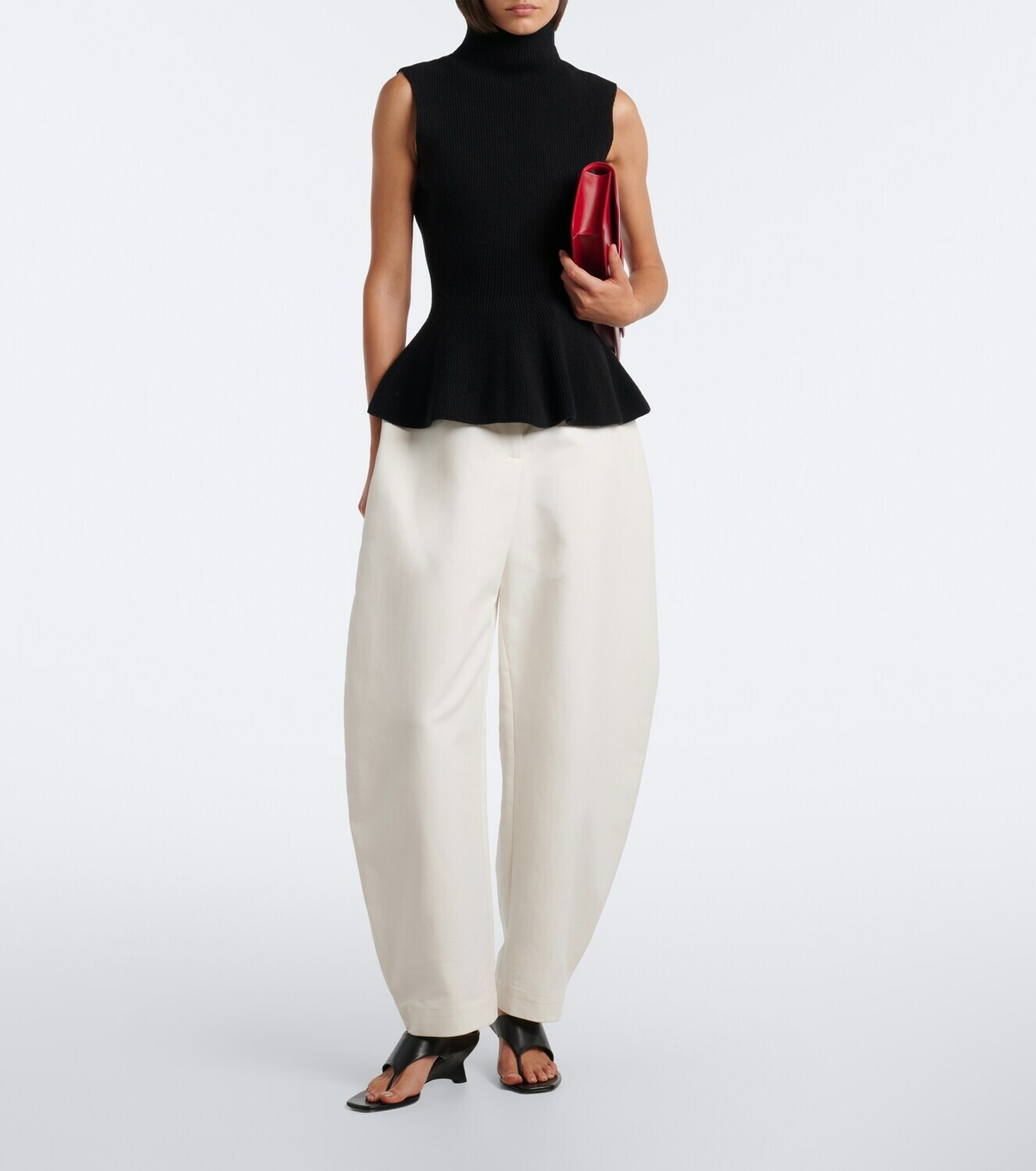 Róhe Wool and cashmere turtleneck top