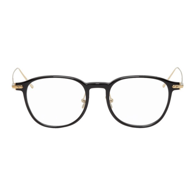 Photo: Linda Farrow Luxe Black and Gold 16 C1 Glasses