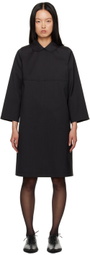 tao Black Peter Pan Collar Midi Dress