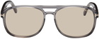 TOM FORD Gray Rosco Sunglasses