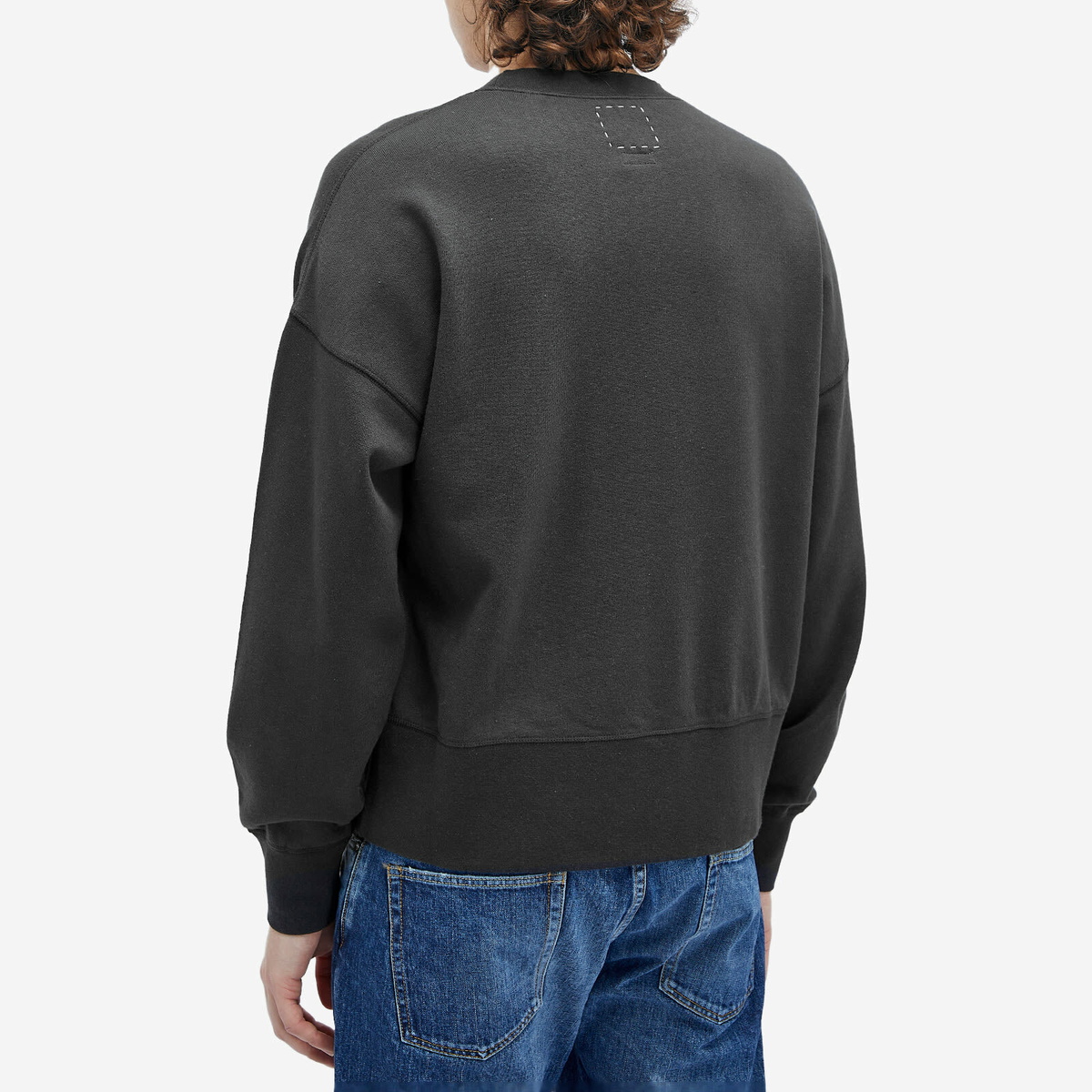 Visvim Men's Court Sweatshirt in Black