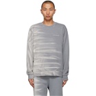 Feng Chen Wang Grey Tie-Dye Sweatshirt
