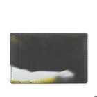 Alexander McQueen Men's Abstract Print Card Holder in Black/White