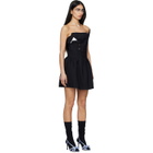 SHUSHU/TONG Navy Double-Layer Bustier Minidress