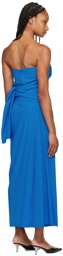 Proenza Schouler Blue Odette Maxi Dress