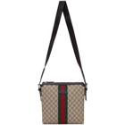 Gucci Biege GG Supreme Messenger Bag