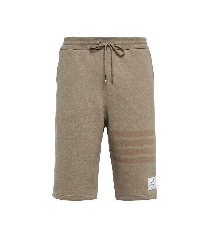 Photo: Thom Browne 4-Bar cotton shorts