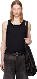 ALEXANDER DIGENOVA Black Layered Tank Top