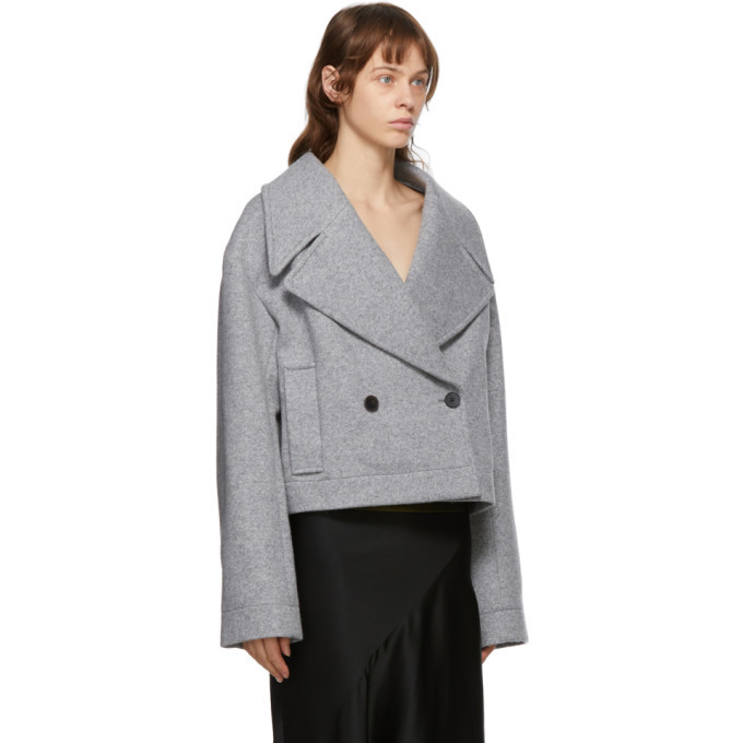 Haider Ackermann Grey Wool Savoia Jacket