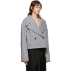 Haider Ackermann Grey Wool Savoia Jacket