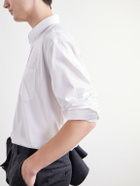 TOTEME - Button-Down Cotton-Poplin Shirt - White
