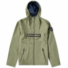 Napapijri Men's Rain Forest Zip Up Jacket in Green