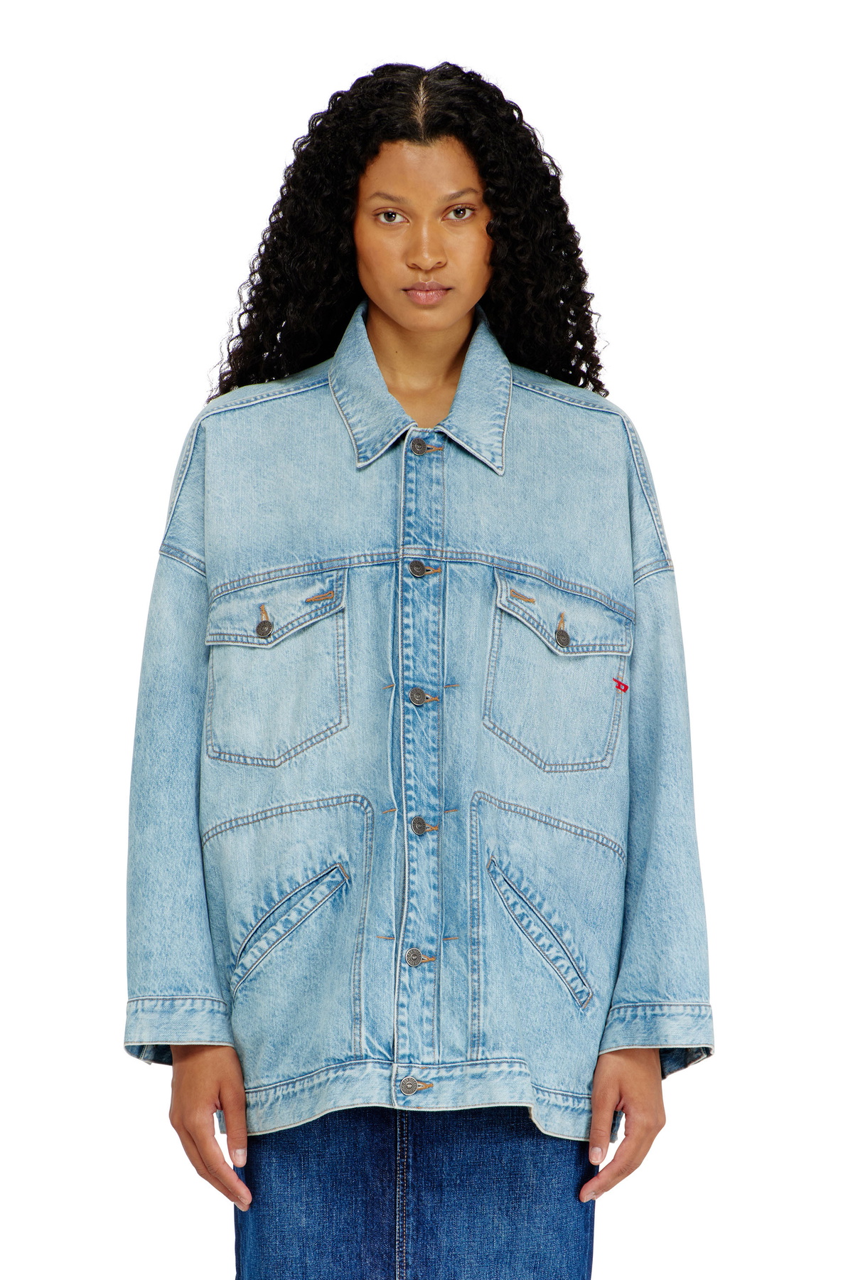 Diesel Blue D-Marge-S1 Denim Jacket Diesel