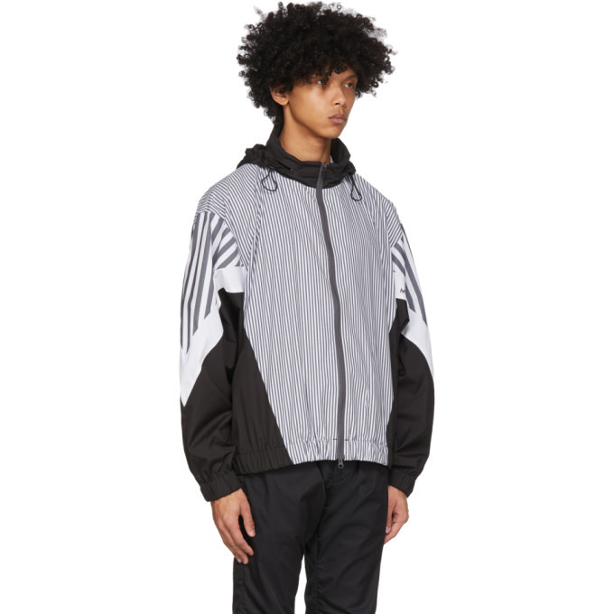 Minotaur White and Black Stripe Jacket