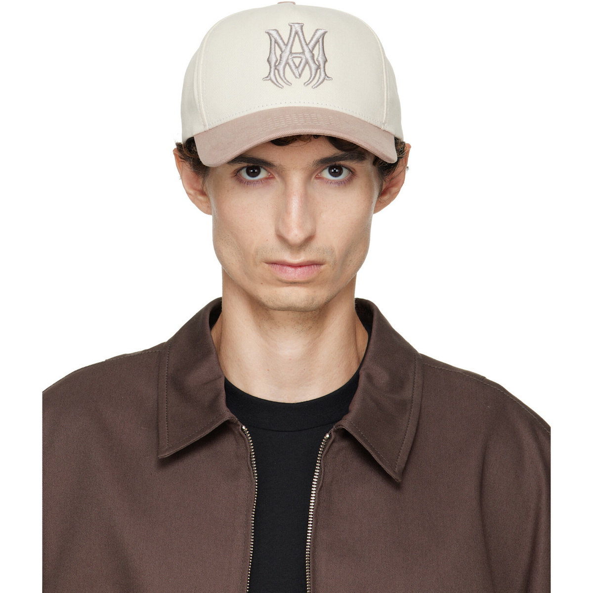 AMIRI Men's Two Tone Full Canvas MA Hat in Brown Amiri
