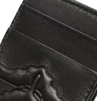 Alexander McQueen - Embossed Leather Cardholder - Black