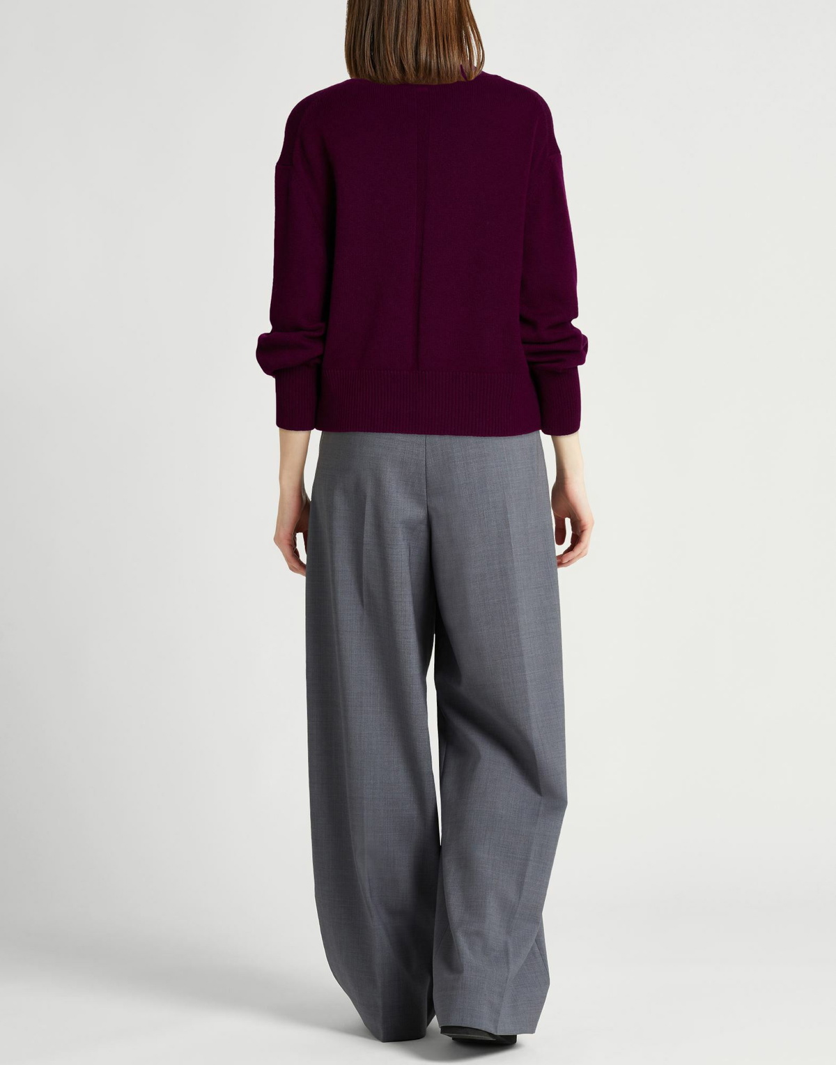 Annagreta Womens Turtleneck Plum