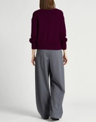 Annagreta Womens Turtleneck Plum