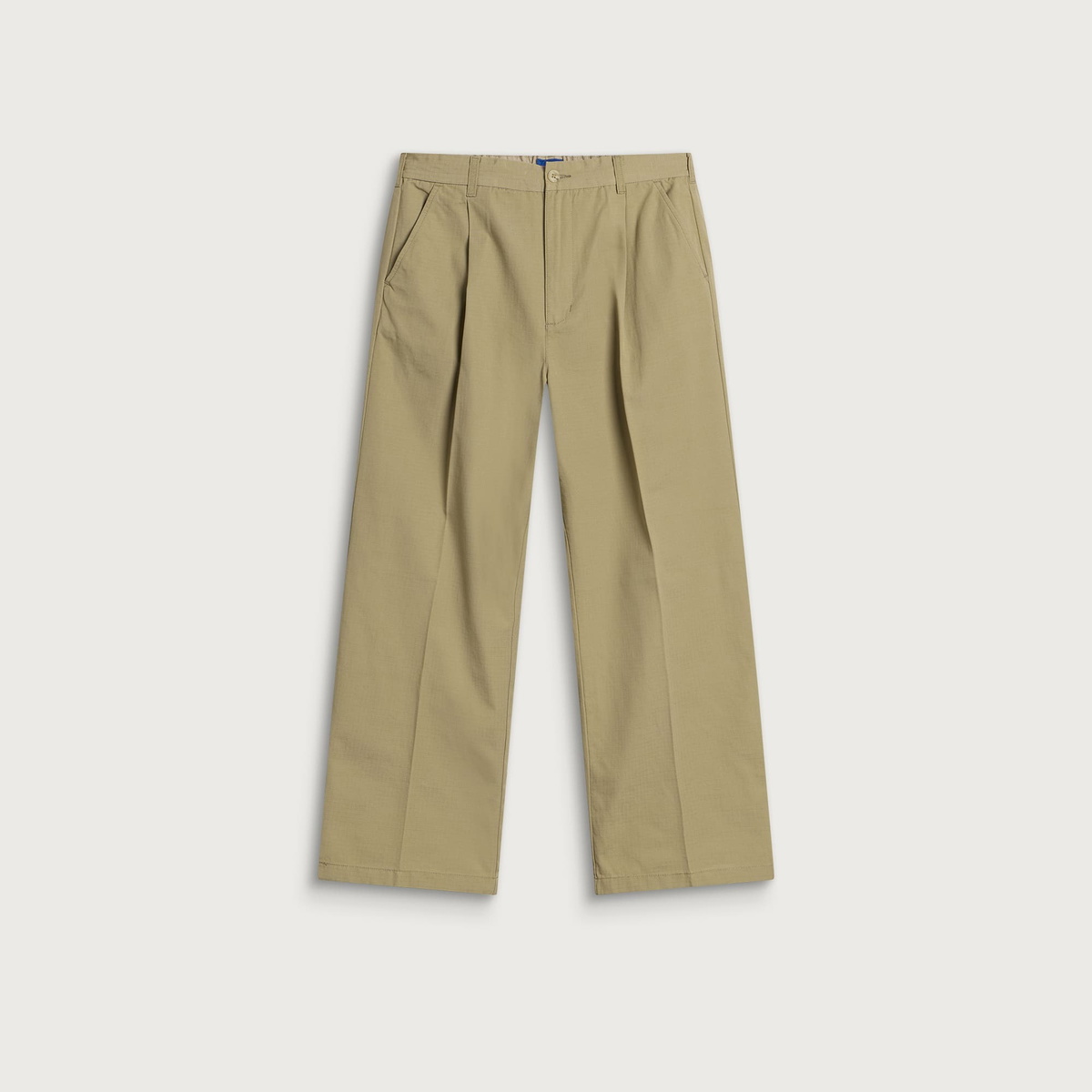 Larriet Men's Onder Pleated Ripstop Trousers in Sage