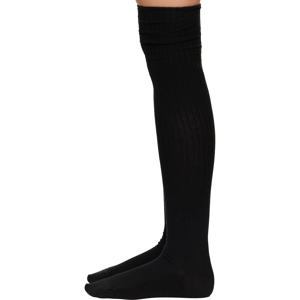 Baserange Black Overknee Socks