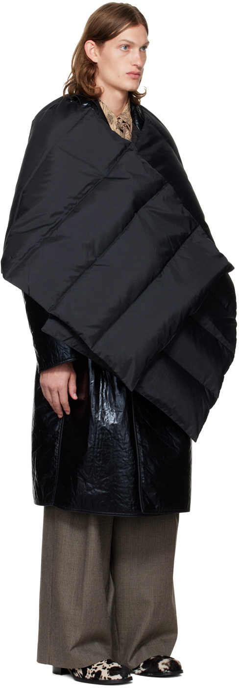 Nilon Scarf Dries Van Noten Black Down Nylon Scarf Dries Van Noten