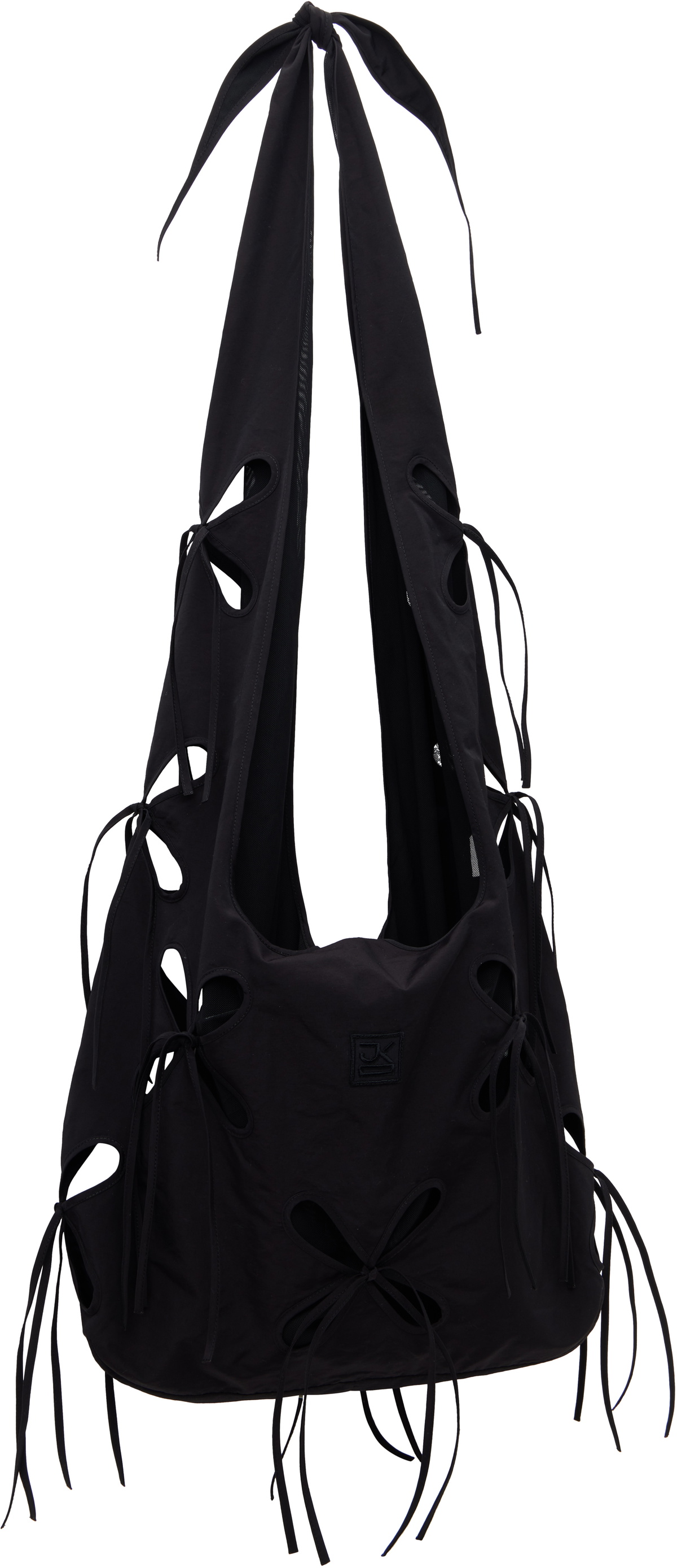 J.Kim Black Chilla Petal Bale Bag
