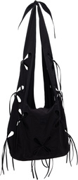 J.Kim Black Chilla Petal Bale Bag