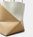 Loewe Puzzle Fold leather tote bag