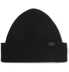 Paul Smith - Ribbed Cashmere and Wool-Blend Beanie - Black