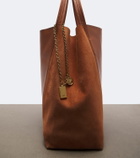 Chloé Chloé Spin Medium leather and suede tote bag