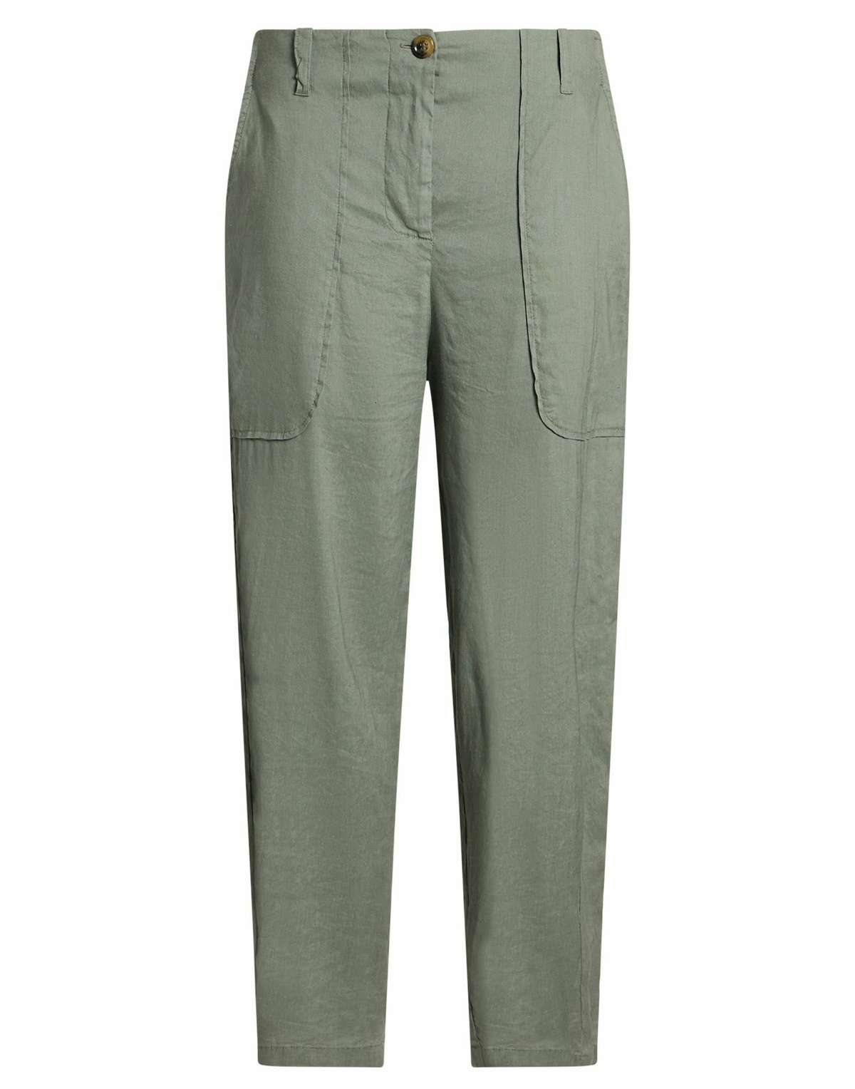 Alessia Santi Womens Pants Military in Green
