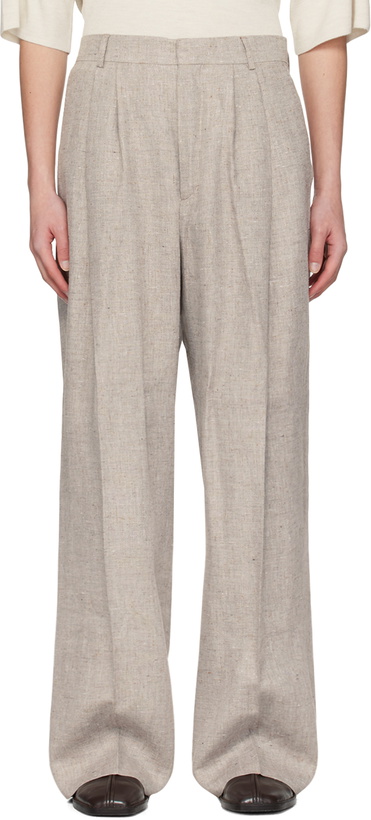 Photo: Mark Kenly Domino Tan Studio Brown Philip Trousers