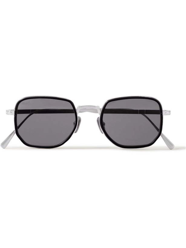 Photo: Persol - Round-Frame Titanium and Acetate Sunglasses