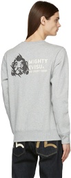 Evisu Grey Speedy Godhead Sweatshirt