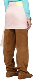 ALL-IN Pink Tilted Display Miniskirt