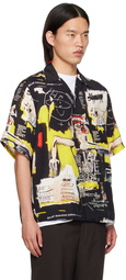 WACKO MARIA Black Printed Shirt