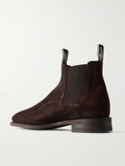 R.M.Williams - Comfort Craftsman Waxed-Suede Chelsea Boots - Brown